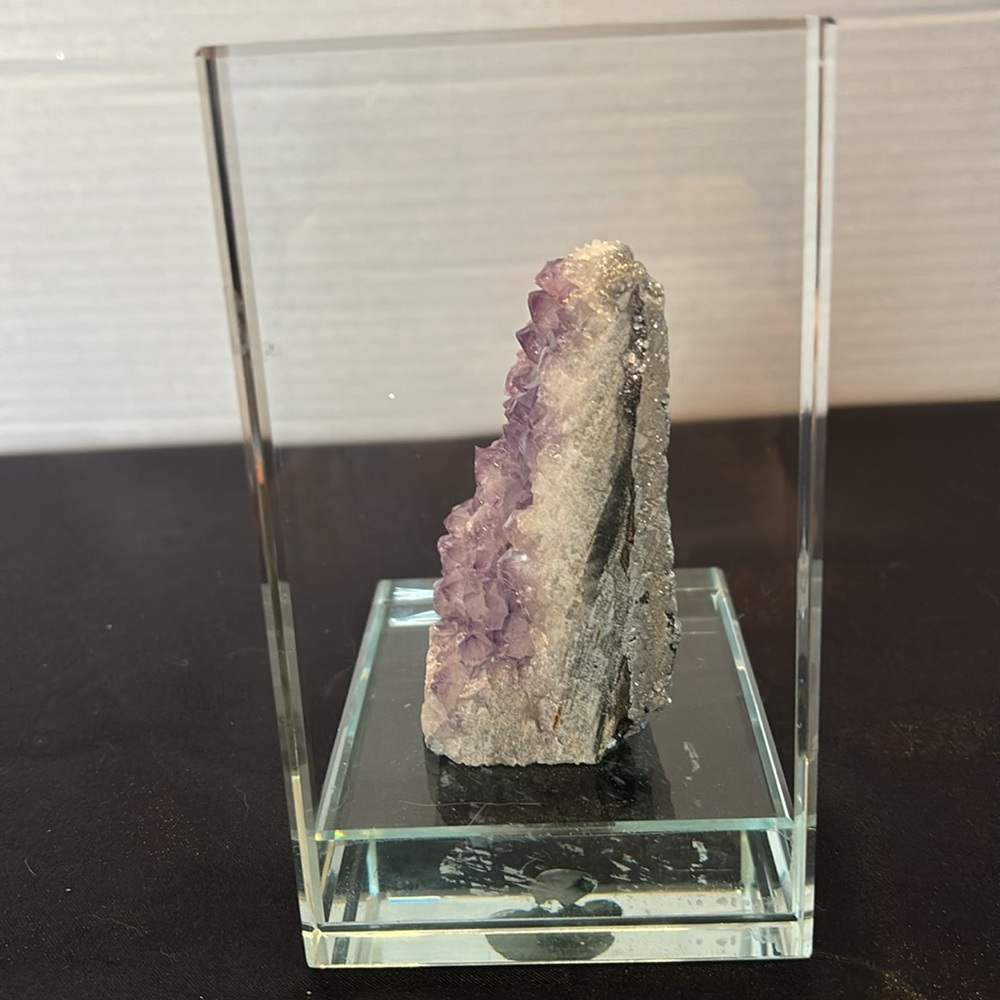 Amethyst Geode Acrylic Bookend/NWOT - Picture 6 of 7